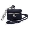 Chic and Compact Leather Necklace Coin Pouch Headphone Bag Accessory Fashion Headphone Pouch Zipper Coin Holders with Lanyard