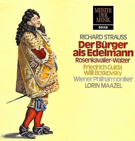 

Виниловая пластинка RICHARD STRAUSS LORIN MAAZEL WI Der Brger Als Edelmann Rosenkava 642243 Decca Germany Классическая Б/У