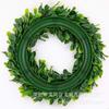 Artificial Jasmine Wreath Door Decor Large Plastic Floral Ring Semi-Handmade American Style Wedding Home Decoration