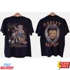 Vintage Betty Boop Harley Davidson Jednostřihový Černý Tričko Velikost S-5XL REPRINT Unisex Tričko
