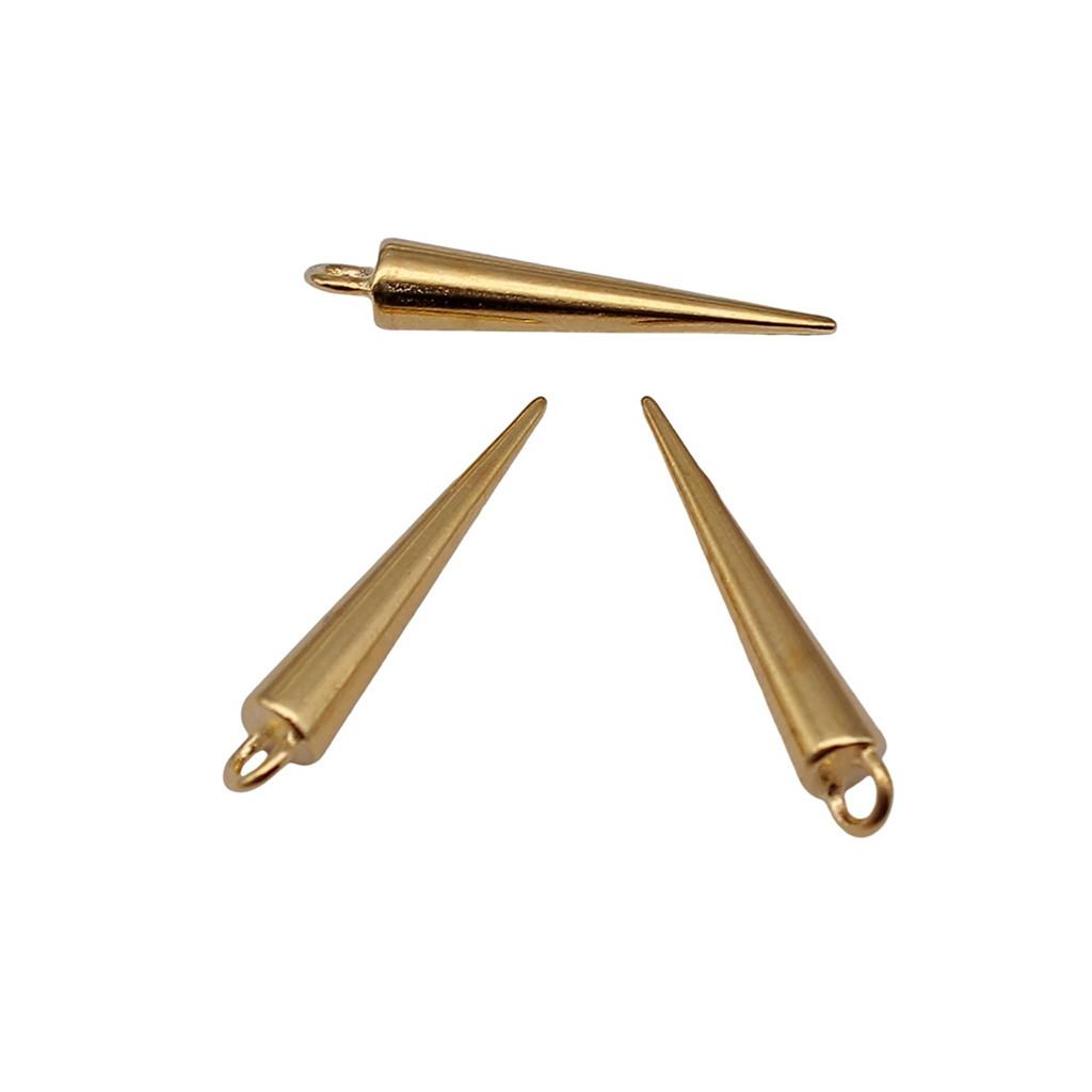 Accessories Parts Cone Shape Pendant End Beads Vintage Jewelry Supplies SA051