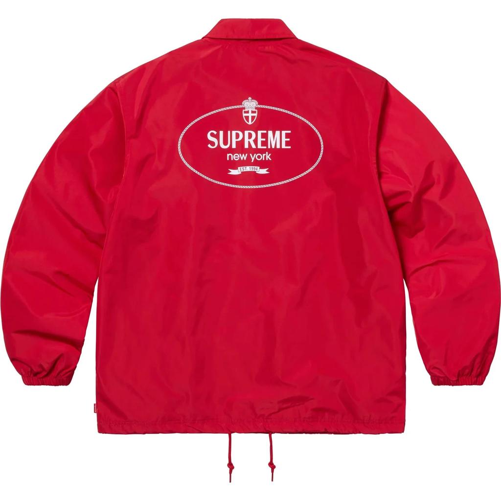 Supreme Crest Coaches Jacket Red