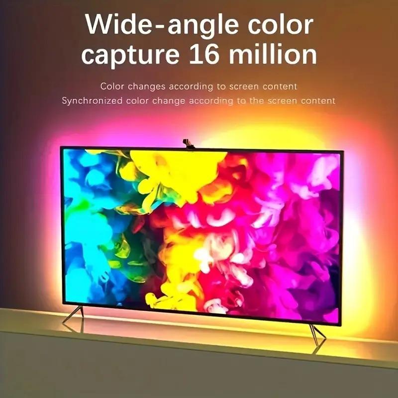 Atmosphere Light Smart Camera Sync: Brilliant Colorful Screen Tracking Background Light