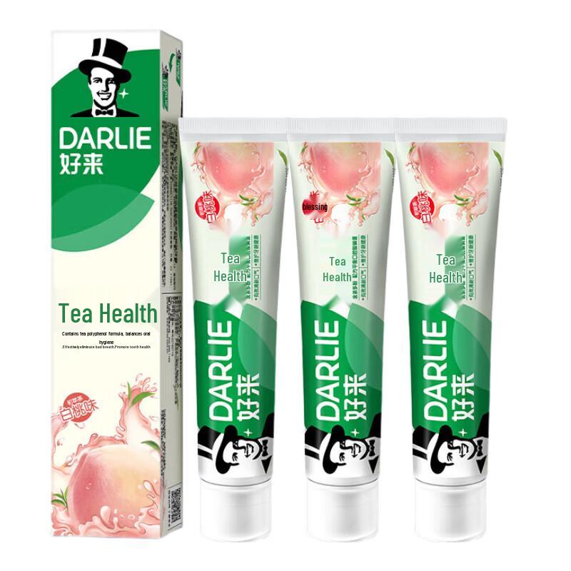 Darlie Tea Care Peach Whitening Toothpaste (3-Pack)