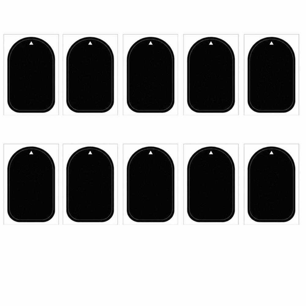 10PCS PVC Bike Valve Hole Sticker Black Bicycle Sealed Wheel Sticker Closed Bike Wheel Setup