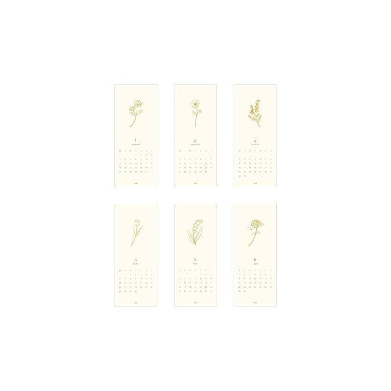 El Commune Matca 2026 Tabletop Calendar Flora CAL-163