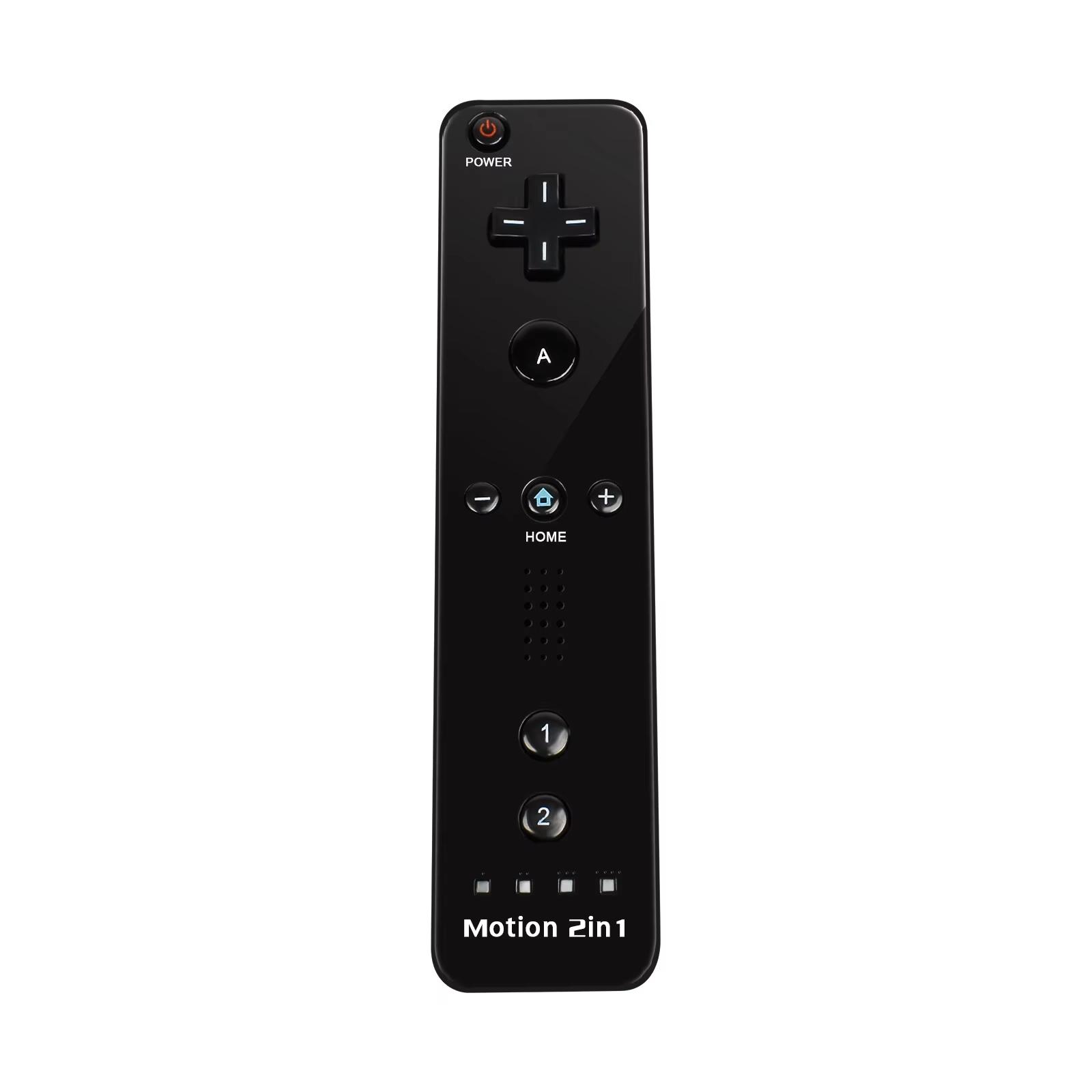 Bonall Controller For Nintendo Wii Remote With Silicone Case And Strap Compatible For Nintendo Wii/Wii U/Wii Mini With Motion Without motionplus