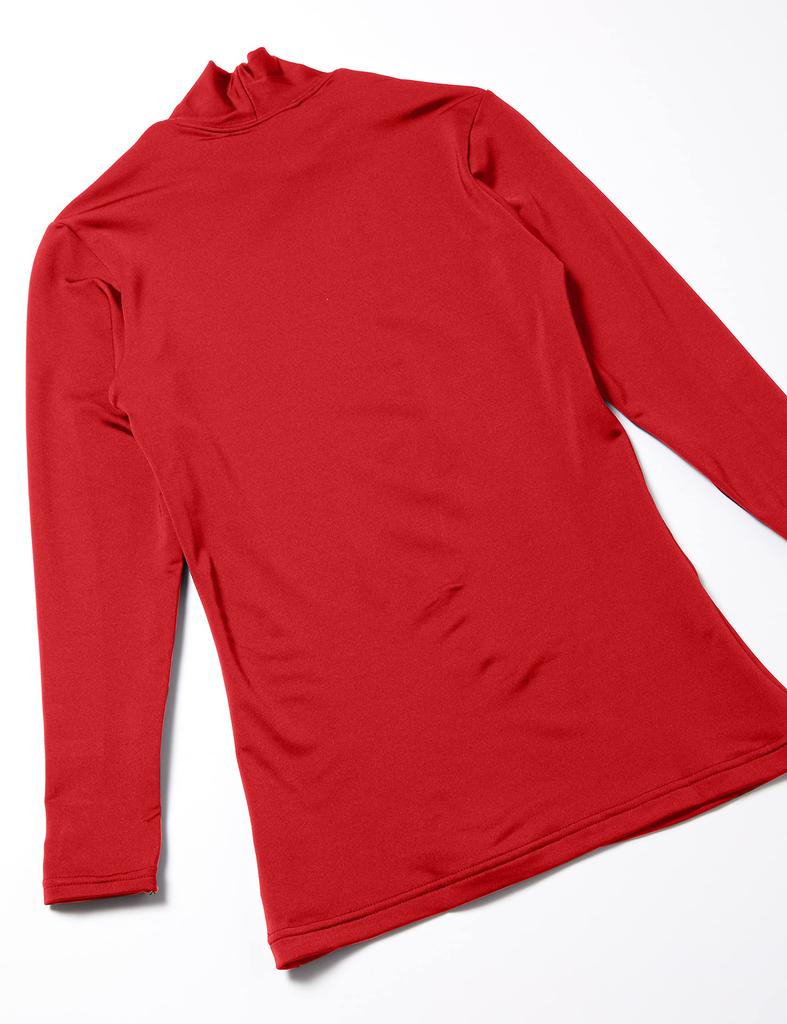 Mizuno Biogear Training XL Shirt, Fleece-Lined, 32MA8500, Men's, Red/White,