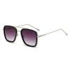 Stylish Men's Square Frame Sunglasses Inspired by Iron Man and Spider-Man - Trendy European and American Design, Large Frame