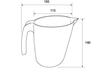 Burrtec Burkinta X Water Jug 1L Yellow 66221300 BKXWJ-1Y