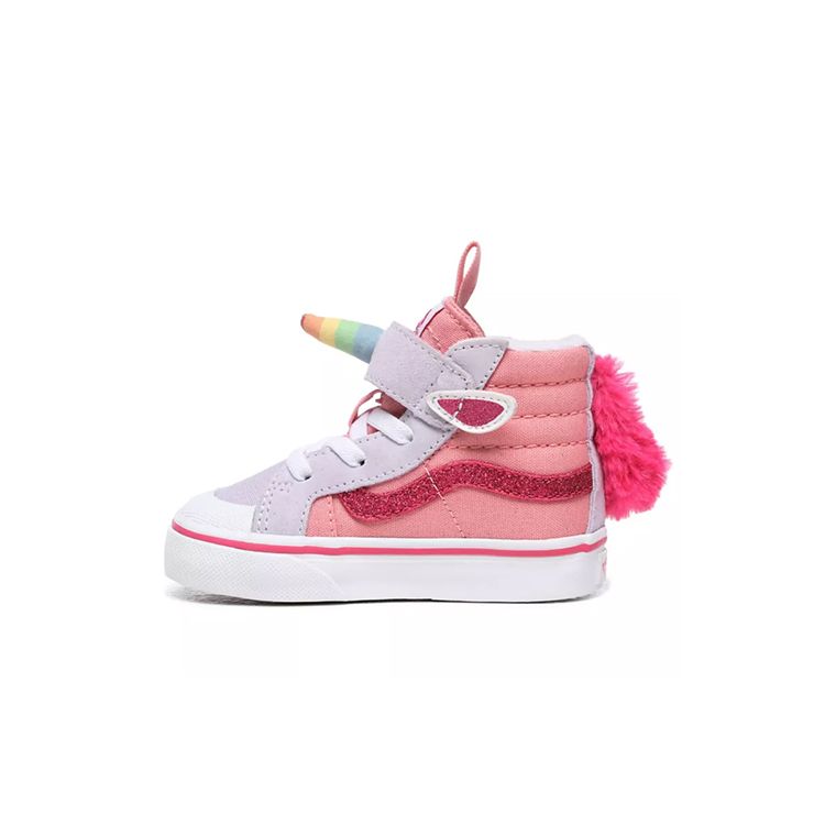 Vans Sk8 Reissue 138 V Unicorn High Top Skate Shoes Baby Sneaker Pink VN0A4TZQWLI