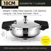 Stainless Steel High Pressure Cooker Explosion-Proof Gas Cooker Pot  Kitchen Cooking Tool