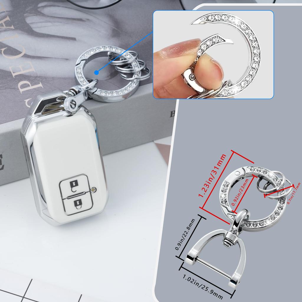 [Unhoke] Etui na kluczyk Hustler, Nowy Jimny, Seria 64, Pokrowiec na kluczyk Spacia Custom, Crosby, Solio