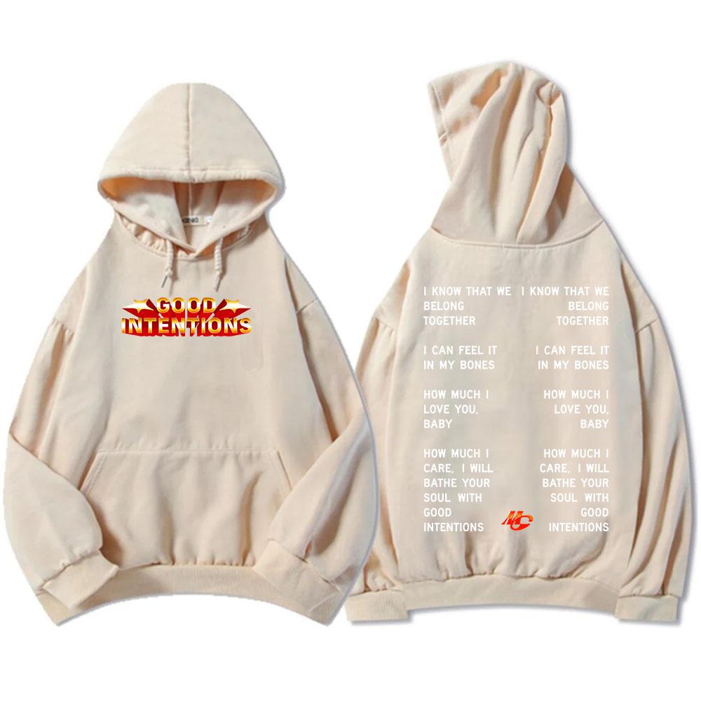 Good Intentions MIDNIGHT GENERATION Hoodies Long Sleeve Casual Autumn Sweatshirts for Male Streetwear Unisex Print Graphic Hoody