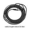 Headphone Cable 0.78 3.5MM Interchangeable Upgraded Cable Ergonomic Angled Connector With Microphone Transmission