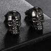 Skull Stud Earrings for Women Men Punk Hip-hop Creative Skeleton Ear Accessories Jewelry Halloween Party Gift OHE189