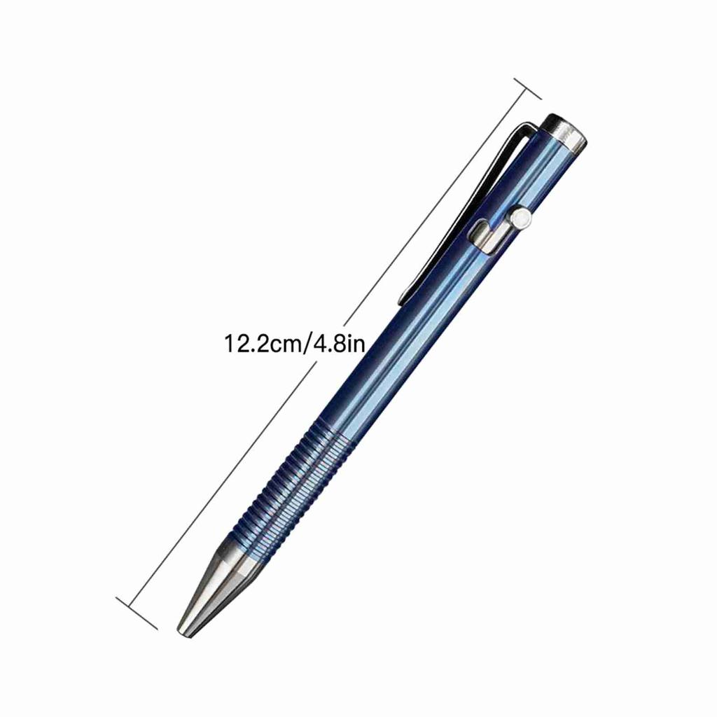 Portable Titanium Alloy Ballpoint Pen Writing Pen Equipment Tool for Outdoor Traveling Office Gift