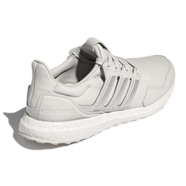 Adidas Ultraboost Leather Anti-Twist Leather Non-Slip Wear-Resistant Low-Top Casual Running Shoes Unisex Sneakers Gray GZ4883
