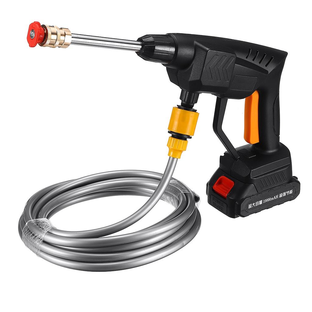 21V 10000mAh Mașină de Spălat cu Presiune Ridicată Fără Fir Pistoale cu Apă cu Pulverizare Mașină de Curățat cu Duze de Apă sub Presiune pentru Spălarea Mașinii pentru Baterie