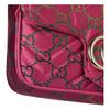 Gucci GG Marmont Double G Logo Print Canvas Mini Shoulder Bag Women Shoulder Bag Pink 476433-2ABNC-8455