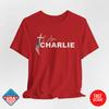 I AM CHARLIE T-Shirt  True Patriot 1993-2025 Rip Memorial American Flag Inspired Unisex T-Shirt