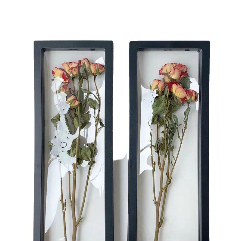 Valentine's Day Rose Dried Flower Photo Frame & Necklace Display Stand