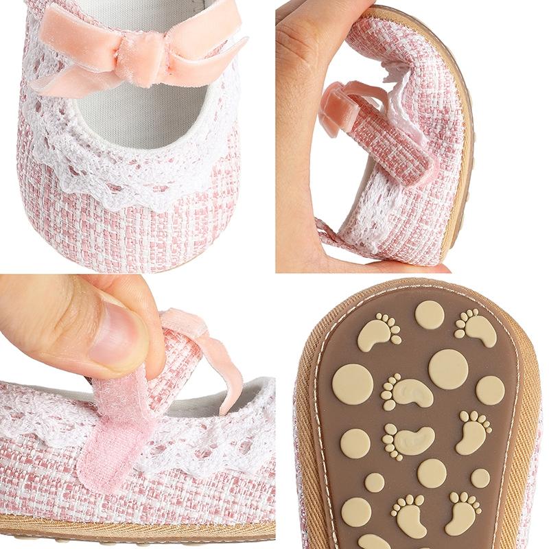 Baby Mädchen Flache Rutschfeste Schuhe Prinzessin Schuhe Erste Laufschuhe