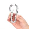 304 Stainless Steel Carabiner Fast Hanging Buckle Elastic Buckle Spring Hook (M11)