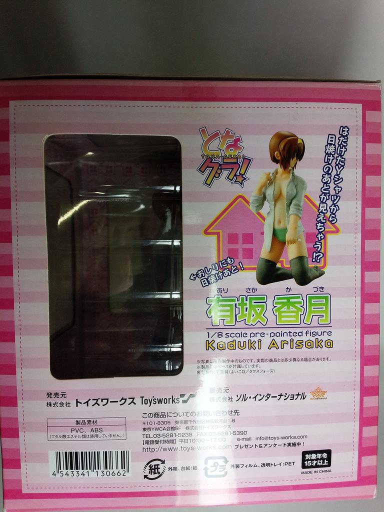 Arisaka Kazuki Regular Edition White Scale PVC Painted Finished Tonagura! (1/8 Product)