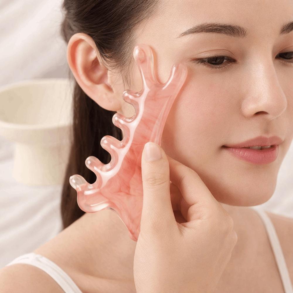 Scalp Relax Meridian Massage Comb Resin Scalp Meridian Massager Sandalwood Hair Comb  Women/Girl