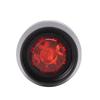 Bike Handlebar End Light Aluminum Alloy 3 Lighting Modes Mini Turn Signal Rear Security Light for Cycling Black