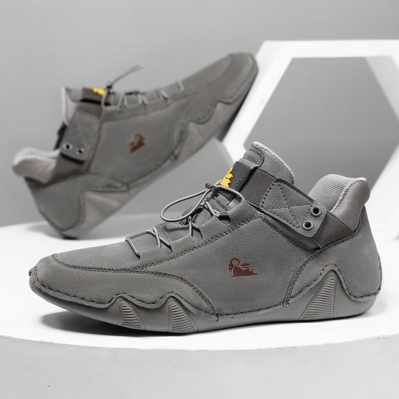 Ботинки больших размеров высокие мужские туфли повседневные короткие мужские ботинки обувь для сёрфинга 38 серый 3124₽