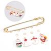 Louleur High Quality Big Large Long Wedding Brooch Safety Pins Needles for Women DIY Brooch Pins Jewelry Making Findings