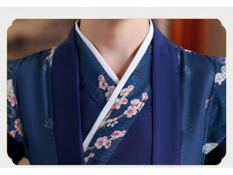 Boys' Traditional Hanfu Costume: 2026 Young Master Chinese Tang Suit for National Studies Performance