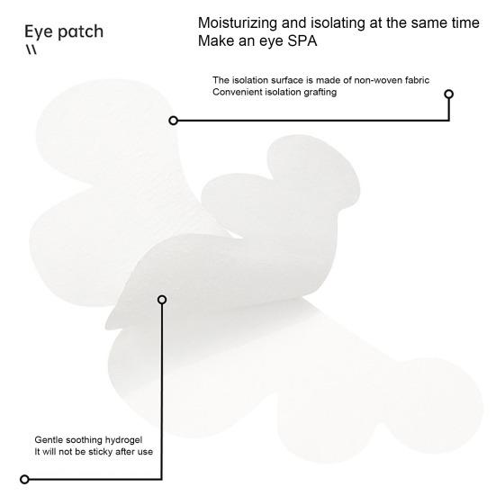 20 Teile/beutel wimpern augen aufkleber gute haftung Schmerzlos Mini Sicher Cloud Typ Wimpern Pad für Weibliche