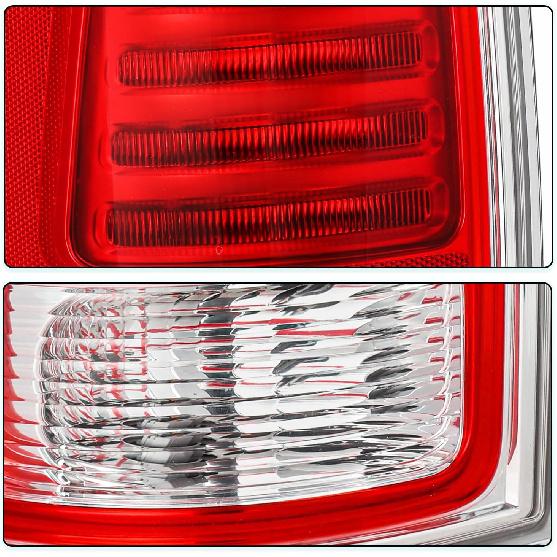 Factory LED Tail Light Assembly Fit for 2013-2018 Dodge Ram 1500/2014-2018 Dodge Ram 2500 3500, Driver and Passenger Side Rear Tail Lamp Pair
