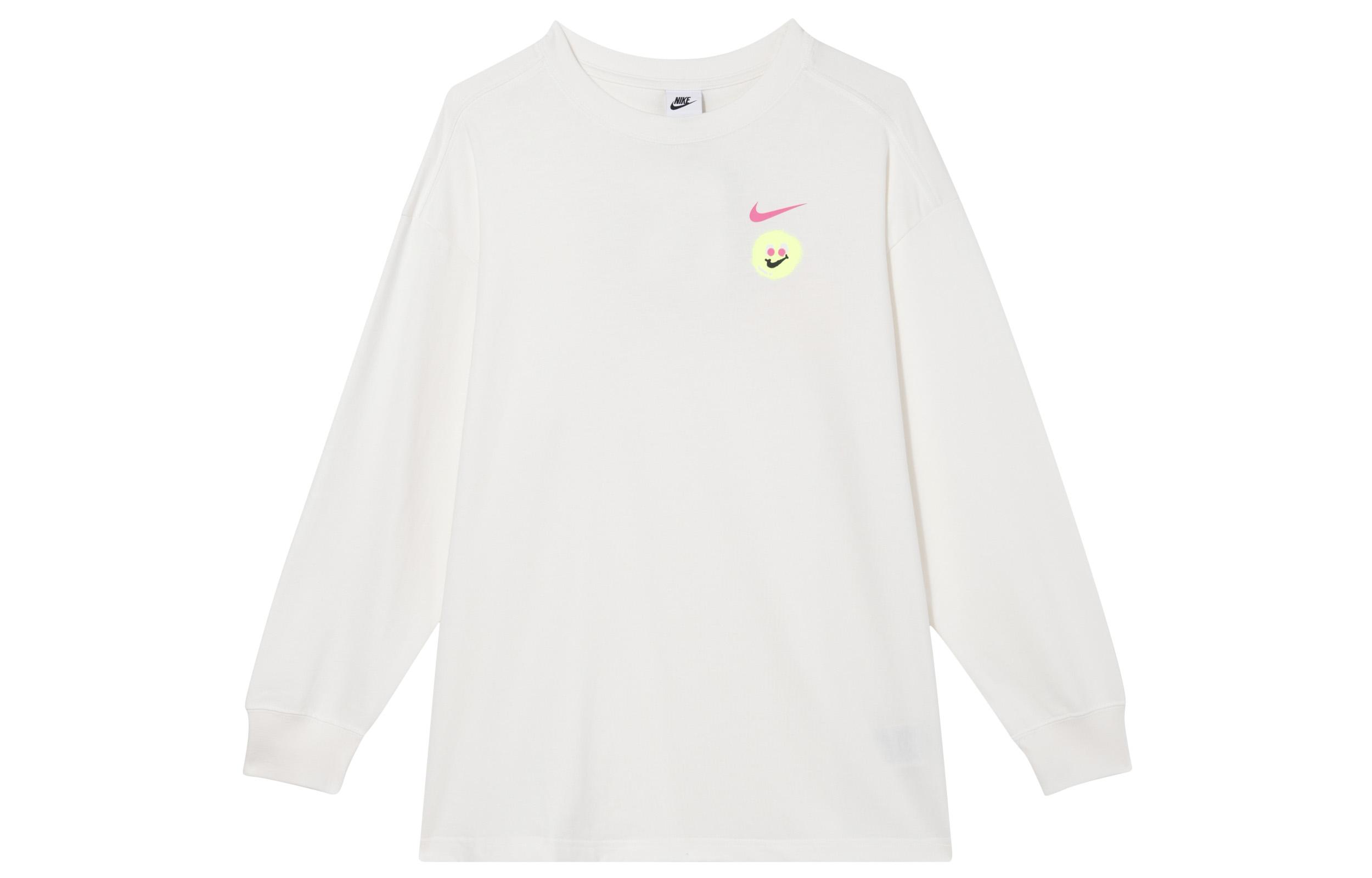 Nike Drop Shoulder Sleeve T Shirt Women s Sail White HJ1497-133 S