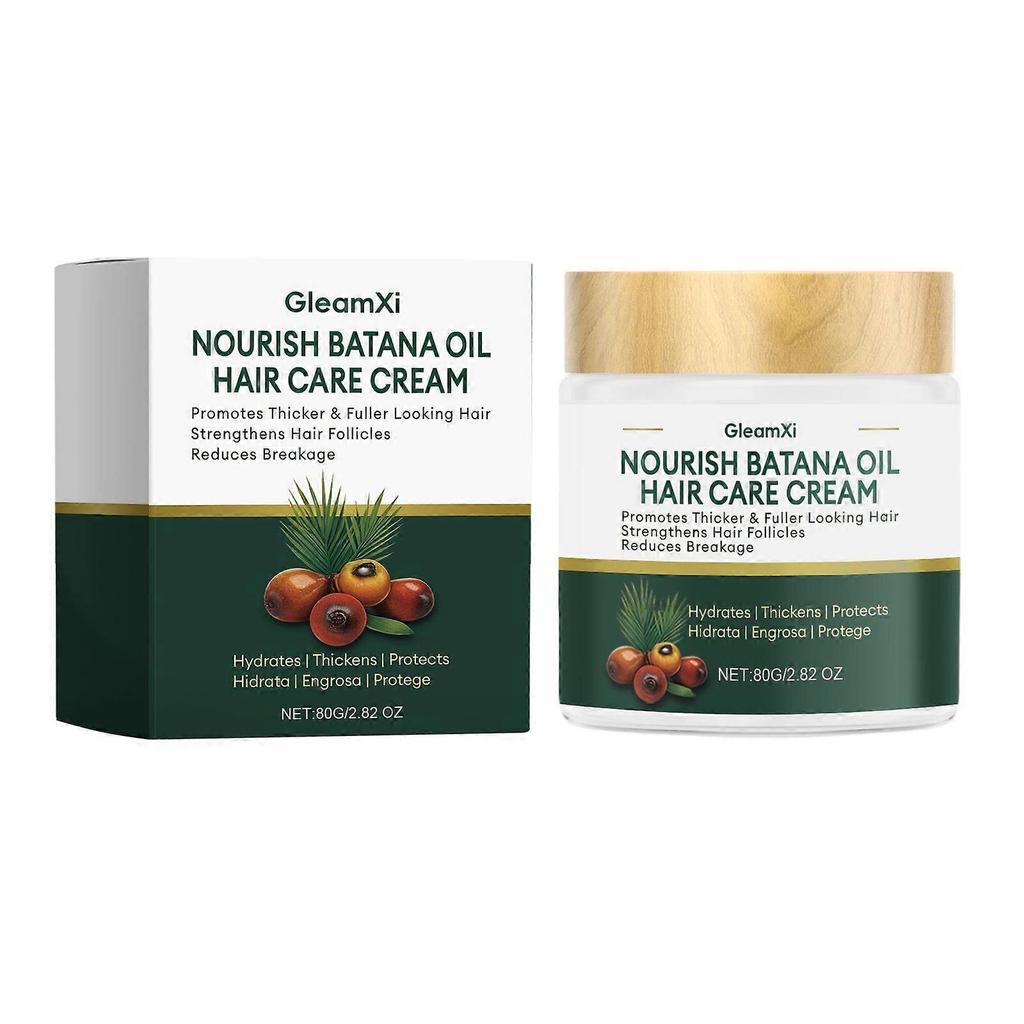 La Crema per Capelli all'Olio di Batana Gleamxi è Delicata e Liscia, Fornendo Cura e Idratazione ai Capelli. Applicalo Quotidianamente