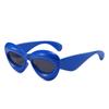 New Candy-colored Cat's Eye Sunglasses Street Fashion Dance Funny Personality Glasses Unisex Fashion Lip Sunglasses.