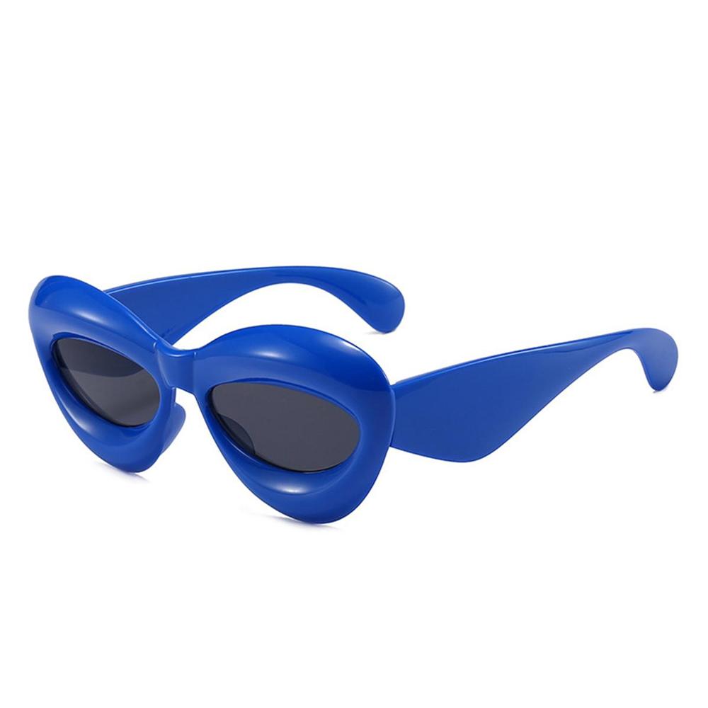 New Candy-colored Cat's Eye Sunglasses Street Fashion Dance Funny Personality Glasses Unisex Fashion Lip Sunglasses.