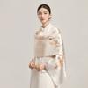 100% Silk Scarf Women Print Hangzhou Handkerchief Pure Silk Neckscarves Luxury Bufandas Silk Shawl   Long Scarf