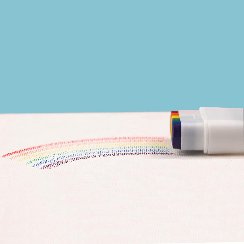 6-Color Rainbow Face Paint for Sports, Halloween & Events