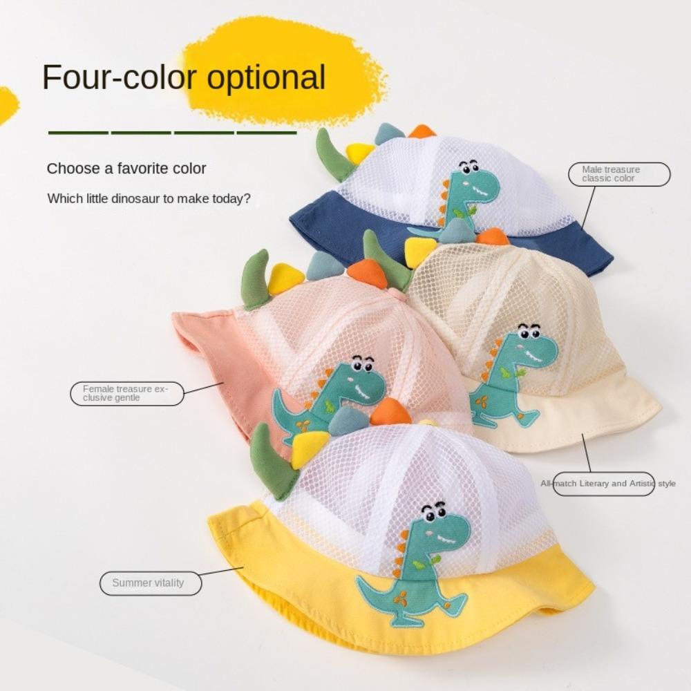 Mesh Bucket Hat Cute Sunscreen Hat New Fisherman Cap  Kids