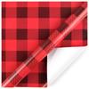 Plaid Gift Wrapping Paper for Christmas, Valentine's, Birthdays & New Year