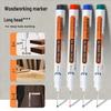 Long Nozzle Quick-Drying Oil-Based Marking Pen for Woodworking and Tile