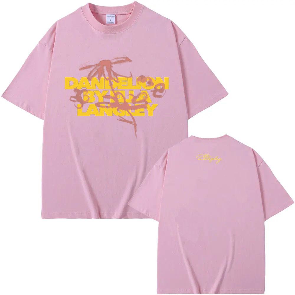 100 Cotton Ella Langley Graphic Print Tshirt Tees Trendy Pop Streetwear Women Unisex Fashion Round Neck Adult Casual Tops Summer