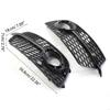 28GC 2Pcs Automobile Front Bumper Grill Fog Light Grille Cover for Q5 Sport 13-16