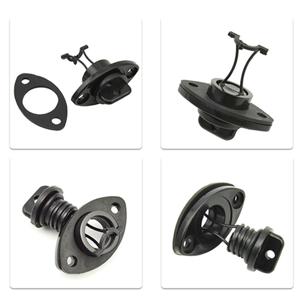 Kayak and Canoe Oval Drain Marine Stainless Steel with Secure Screw Closure
