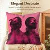 Rapper PPNL Cushion Cover Natural Linen Organic Fabric DoubleSided Printing Sofa Home Decor Gift Pillow Case