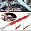 Car wiring harness plug disassembly tool, super hard double ended pry bar terminal connector pry bar power-off wire pliers